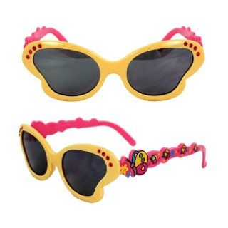 Frame Smoke Lenses Design with Multicolor Butterfly Pattern. Shoes
