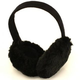 Winter Fuzzy Ski Earmuff Ear muff Warmer Headband Black