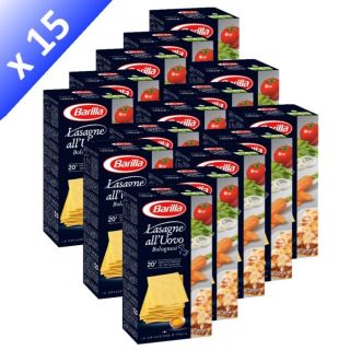 BARILLA Lasagnes aux Oeufs 500g x15   Achat / Vente PATE ALIMENTAIRE
