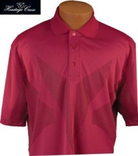 Heritage Cross 1020 Polo Style Moisture Wicking Mens Golf