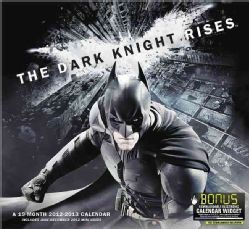 The Dark Knight Rises 19 Month 2012 2013 Calendar