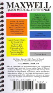 Maxwell Quick Medical Reference (Spiral bound) Today $7.64