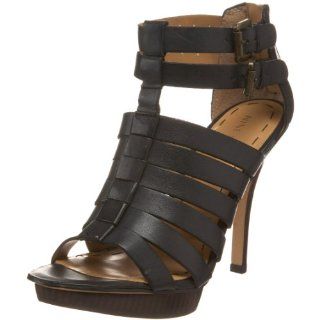  Nine West Womens Seductive Sandal,Black Leather,9 M US Shoes