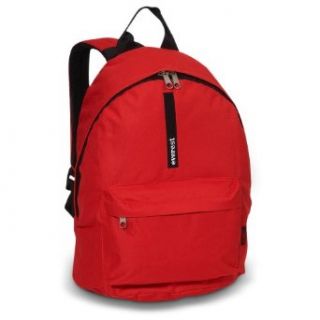 Stylish Backpack w/Padded Mesh Shoulder Straps, Red