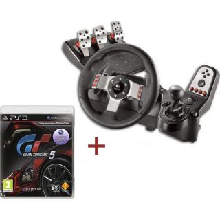Logitech G27 Racing Wheel + Gran Turismo 5 3D   Achat / Vente VOLANT