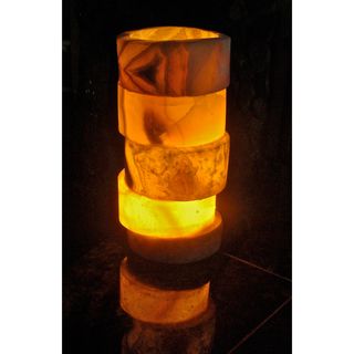 Alabaster Rings Lamp (Egypt)