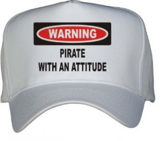 Warning Pirate with an attitude White Hat / Baseball Cap