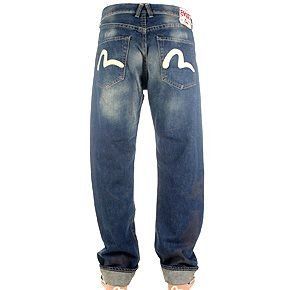 Evisu European edition Vintage cut denim jeans Clothing