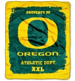 University of Oregon Ducks Fleece Blanket Throw 50x60