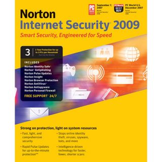 Symantec Norton Internet Security 2009   1 User, 3 PC