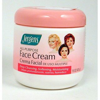 Jergens All purpose 15 ounce Face Cream (Pack of 4)