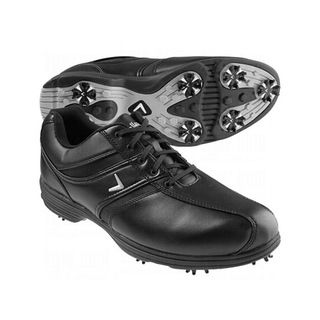 Callaway Mens Chev Comfort Saddle Black Golf Shoes