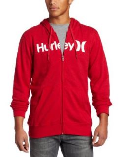 Hurley Mens One And Only Zip Up Fleece Clothing