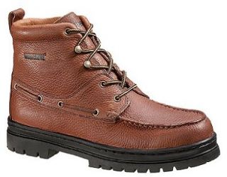 Mens Brown Moc Toe Steel Toe Chukka Boot Style W08404 Shoes