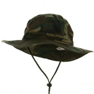 Big Size Washed Hunting Hat Camo W08S09F Clothing