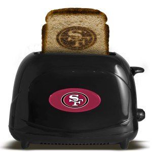 San Francisco 49ers Toaster   Black