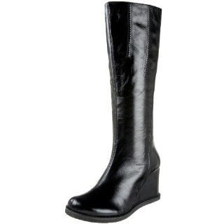 Miz Mooz Womens Buffy Wedge Boot,Black,5 M US Shoes