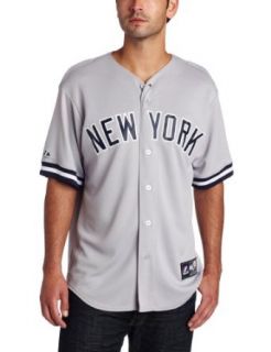 MLB New York Yankees Mariano Rivera Road Gray Short Sleeve