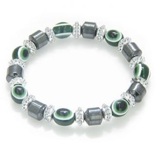 Evil Eye And Protection Magnetic Green Eyes Hematite