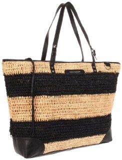  Rebecca Minkoff Endless Love Tote,Black/Natural,One Size Shoes