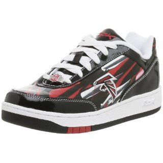 Atlanta Falcons Recline Paint Sneaker,Black/White/Red/Sil,9 M Shoes