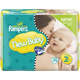 PAMPERS New Baby   Paquet de 35 couches   Taille 2   A partir de 3 kg