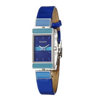 Nixon Womens The Elle Stainless Steel and Leather Quartz Watch