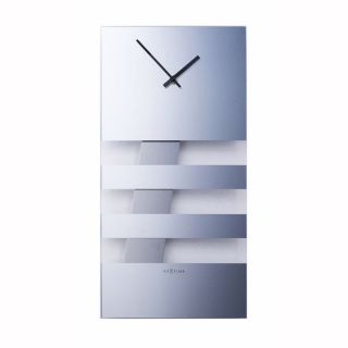 NEXTIME BOLD STRIPES Horloge murale 19 x 38 cm   Achat / Vente