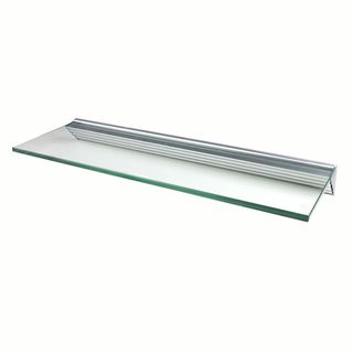 Glacier 24x12 inch Clear Glass Shelf Kits (Pack of 4)