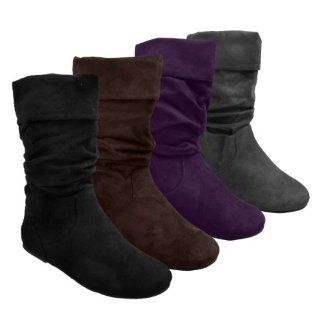Journee Collection Slouchy Microsuede Boot