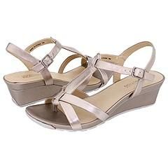 Kenneth Cole Reaction Sunny Dew Pewter Metallic Sandals