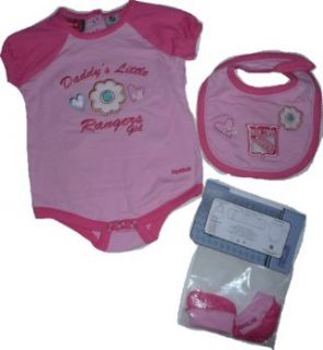 New York Rangers Pink Girls 24 Month Baby Infant 3 Pc