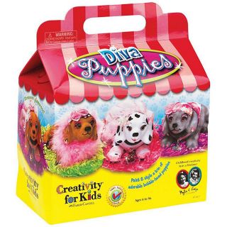 Diva Puppies Kids Crafting Activity Kit with Ribbons/Bows/Feathers