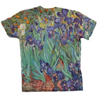 ArtsyClothingCo Van Gogh  Irises (1889) Crew Neck T
