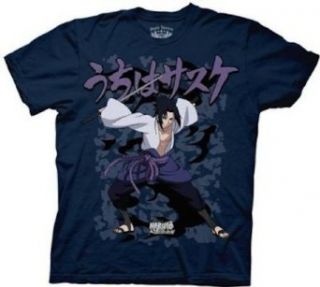Naruto   Sasuke Blue T Shirt   2X Large Clothing
