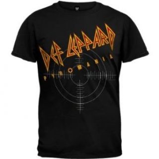 Def Leppard On Target Lightweight Black T Shirt (X Large