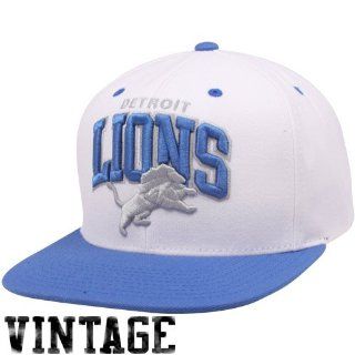 Mitchell & Ness Detroit Lions White Light Blue Arch Two