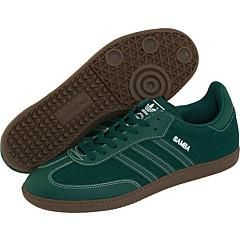 Adidas Originals Mens Samba Denim Forest/ White Athletic Shoes