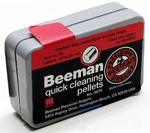 Beeman Quick Cleaning Pellets .25 Cal, 80ct Sports