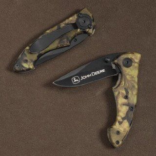 John Deere Dakota Hawkeye Camouflage Knife Sports