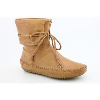 Frye Womens Reba Cuff Short Leather Boots (Size 6)