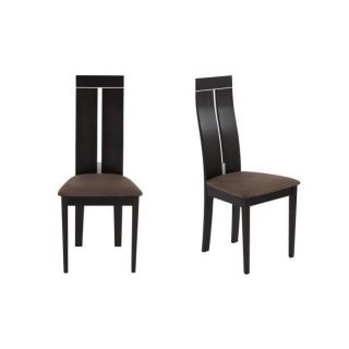 Lot de 2 chaises MAJESTY     Dimensions  L.45 x P.44 x H.104 cm