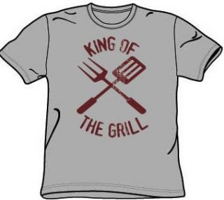 King of the Grill T shirt Funny Barbeque BBQ Tee Shirt