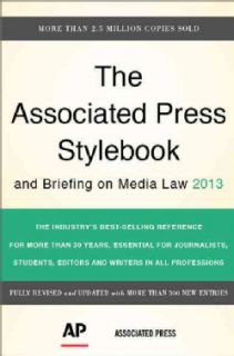 The Associated Press Stylebook 2013 (Paperback) Today $12.25