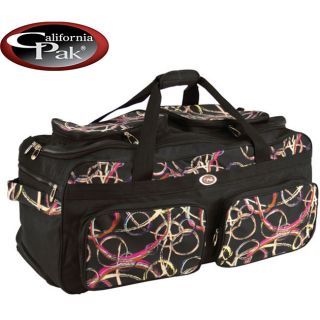 CalPak Challenger Black Whirlwind 31 Inch Rolling Duffel Bag