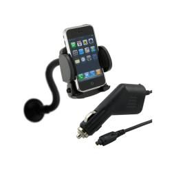 Eforcity Universal Windshield Mount with Car Charger for Palm Centro