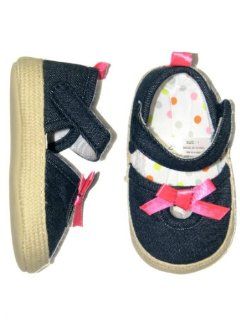  Girls Floral Baby Sneaker by Carters   Gray   2 Infant Shoes