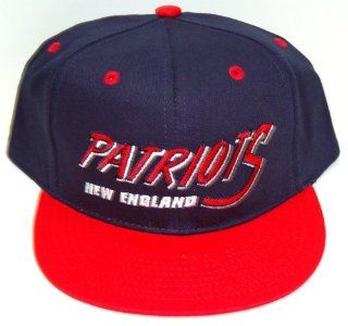 Vintage New England Patriots Flatbill Snapback Cap Hat