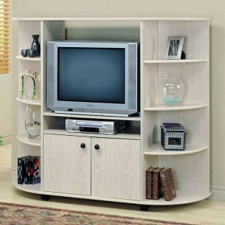 Washed Oak 32 inch TV Entertainment Center