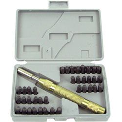Deluxe Number and Letter 38 piece Stamping Set